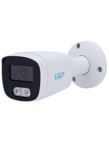 CÁMARA BULLET IP AI EASY-P - 4MP | LENTE 2.8 MM - IR 25 M | MIC - IA POR HUMANOS Y/O VEHÍCULOS - SOPORTA UMD Y MOTION DETECT 2.0