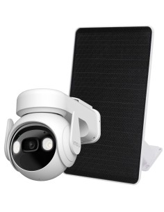 KIT CÁMARA A BATERIA CELL PT 4G (2ND) 3MP - 4G + SIM / 10000 MAH / PANEL 5W - 3.6 MM / AUTOTRACKING / IR + FULL COLOR  - AUDIO B