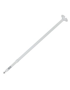 SOPORTE TECHO - ALTURA 800-1500 MM X 100 (Ø) MM - COMPATIBLE CON CÁMARAS BULLET - COLOR BLANCO - COMPATIBLE CON XSECURITY - PASA