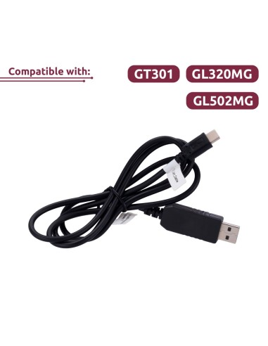 CABLE DE DATOS USB TIPO C - COMPATIBLE CON GT301/GL320MG/GL502MG