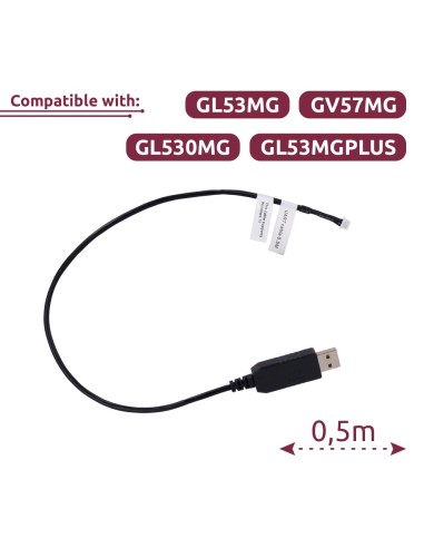 CABLE UART - 0.5 METROS - COMPATIBLE CON GL53MG/GV57MG/GL530MG/GL53MGPLUS