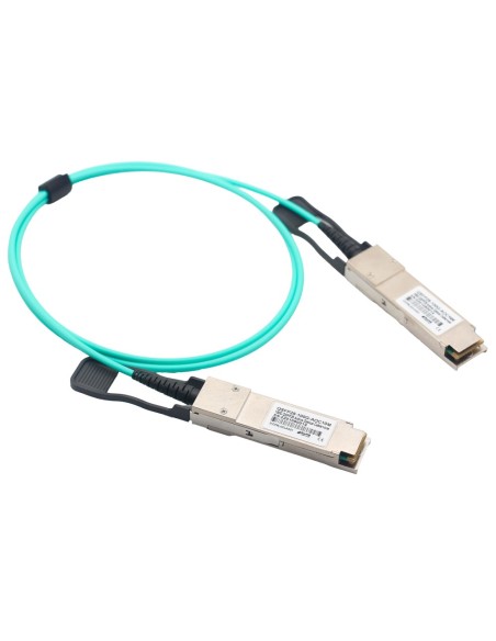 CABLE DE CONEXIÓN DIRECTA QSFP28 - VELOCIDAD 100GBPS - MODULOS QSFP28 EN AMBOS EXTREMOS - IDEAL PARA STACKING ENTRE SWITCHES - 1