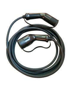 CABO DE CARREGAMENTO DE VEÍCULOS ELÉTRICOS - TRIFÁSICO - COMPRIMENTO 7,5M - TIPO A 2 A TIPO 2 - COMPATÍVEL COM OS CARREGADORES R