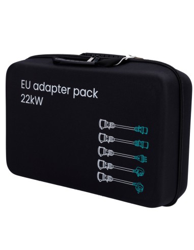 CABLE ADAPTER PACK - FOR HOUSEHOLD SOCKET TYPE E/F, TYPE G, TYPE L - COMPATIBLE WITH NORA CHARGER 22 KW