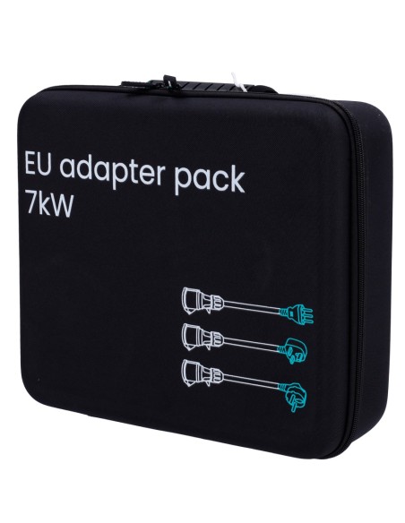 CABLE ADAPTER PACK - FOR HOUSEHOLD SOCKET TYPE E/F, TYPE G, TYPE L - COMPATIBLE WITH NORA CHARGER 7 KW