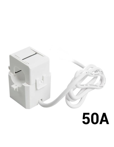 SHELLY 50A  - PINZA DE TRANSFORMADOR DE CORRIENTE - MEDIDOR DE CONSUMO - SOPORTA 110-240 V - COMPATIBLE CON SHELLY EM - COMPATIB
