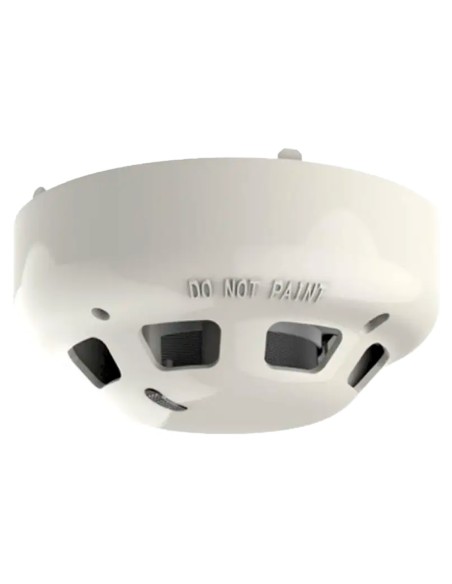 DETECTOR DE HUMO FOTOELÉCTRICO CONVENCIONAL - LED GEMELOS PERMITEN UNA VISUALIZACIÓN DE 360° - SENSIBILIDAD VARIABLE - SALIDA DE