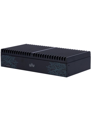 UNIVIEW AI BOX - SERVIDOR CON MÁS DE 40 FUNCIONES INTELIGENTES - 8 CANALES  - 2 X RJ45 10M/100M/1000M - SSD 128 GB INCLUIDO - RE