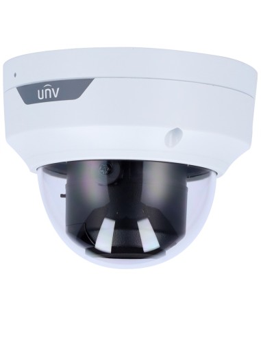 CÁMARA DOMO IP UNIVIEW - EASY - 2 MP | LENTE 2.8 MM | MICROSD 512 GB - WDR 120 DB | MICRÓFONO - COLOR HUNTER CON TECNOLOGÍA WISE