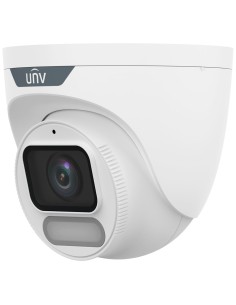 CÁMARA TURRET IP UNIVIEW - GAMA EASYSTAR - 8 MP | LENTE 2.8 MM | MICROSD 512 GB - LUZ BLANCA 30 M | WDR 120 DB  - COLOR HUNTER C