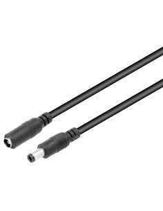 CONEXION JACK HUECO MACHO - HEMBRA 5.5X2.1 mm (10 MTS)