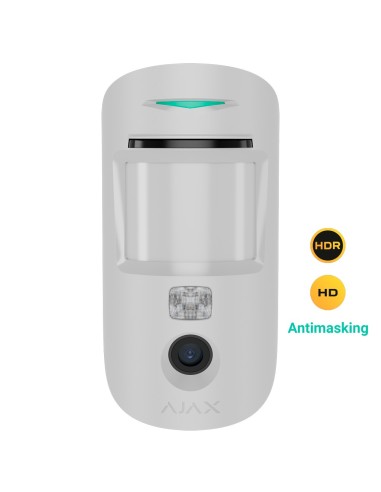 DETECTOR CON FOTO BAJO DEMANDA - GRADO 2 - AJAX SUPERIOR / SOPORTE CON TORNILLO DE FIJACIÓN - RESOLUCIÓN HD / TECNOLOGÍA HDR - I