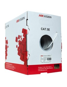 HIKVISION CABLE UTP CATEGORÍA 5E - CONDUCTOR OFC, 99,5% COBRE - DIÁMETRO 24 AWG-0,5MM - CERTIFICADO ECA/UL CM - SE SUMINISTRA EN