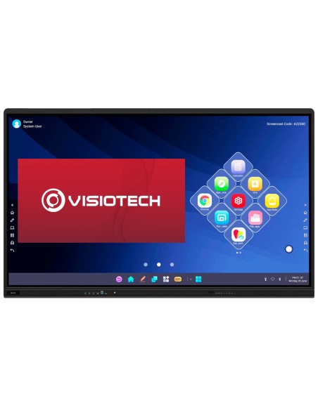 MONITOR INTERACTIVO 86&QUOT; - RESOLUCIÓN 4K - ANDROID 14 - 8 GB RAM Y 128 GB ROM - ARRAY DE MICRÓFONOS