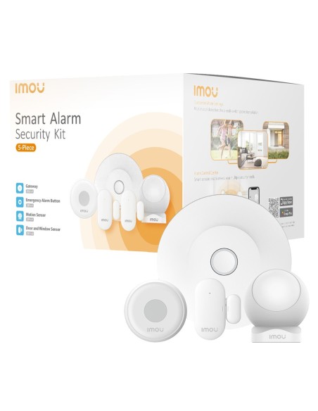 IMOU KIT DE ALARMA DOMÓTICO INALÁMBRICO - CONCENTRADOR DE ALARMA DOMÓTICA - ZIGBEE 3.0 / WIFI 2.4 GHZ - GESTIONA DESDE LA APP -