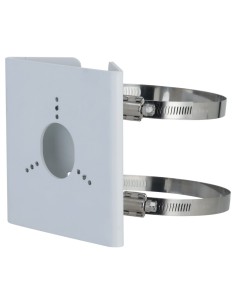 POLE BRACKET - SUITABLE FOR BULLET CAMERAS - ALUMINIUM ALLOY - 140 MM (H) X 130,4 MM (W) X 45 MM (D) - CABLE PASS - DIAMETER 80