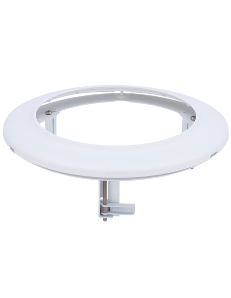 SOPORTE DE ENCASTRE - PARA CÁMARAS DOMO - APTO PARA USO EN EXTERIOR - COLOR BLANCO - CARGA MÁXIMA 3 KG - 78 MM (AL) X 238 (Ø) MM