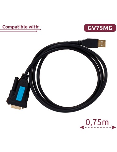 QUECKLINK - CONFIGURATION CABLE - COMPATIBLE WITH GV75MG