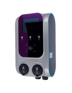 CARGADOR DOBLE TOMA PARA VEHÍCULOS ELÉCTRICOS - POTENCIA 2X22KW / 32A / TRIFÁSICA - CONECTOR TIPO 2  - PROTECCIÓN IP55 - COMUNIC