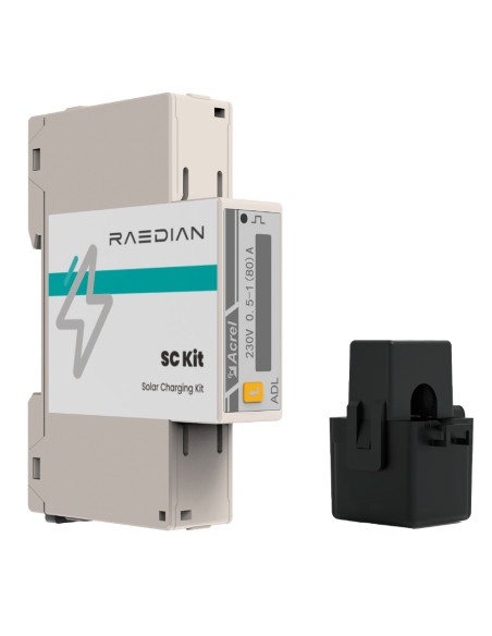 RAEDIAN SMART METER - COMPATIBLE CON NEO - MONOFÁSICO | HASTA 80A - BIDIRECCIONAL - MONTAJE EN CARRIL DIN - CLASE I DE PRECISIÓN