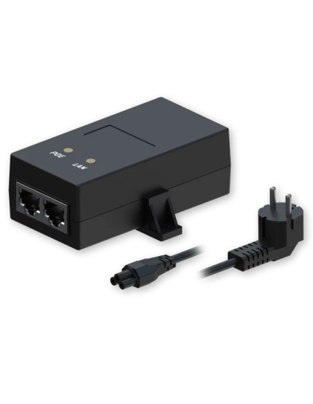INYECTOR POE PASIVO - ENTRADA/SALIDA RJ45 10/100/1000 MBPS - 24V 1A - DISTANCIA MÁXIMA 100 M - COMPATIBLE CON TK-PR1ICA70 Y TK-P