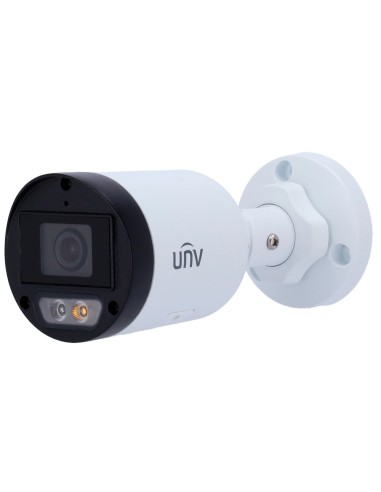 CÁMARA BULLET IP UNIVIEW - GAMA EASY - 2 MP | LENTE 4 MM | MICROSD 512 GB - LUZ BLANCA 30 M | IR 30 M | DWDR - COLOR HUNTER | DU