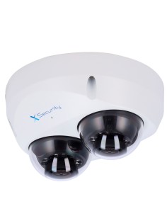 X-SECURITY CÁMARA IP DOMO DUAL - 2X 4 MEGAPÍXEL  (2560X1440) - LENTE FIJA 2.8MM - WDR 120DB | DUAL LIGHT(IR 60M Y LUZ BLANCA 60M