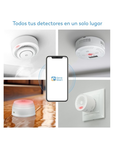 PACK 2 UNIDADES DETECTOR DE HUMO INTELIGENTE WIFI