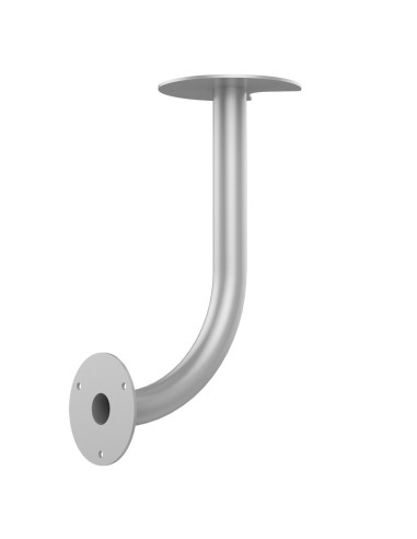 SOPORTE DE PARED - ACERO INOXIDABLE 316L - REVESTIMIENTO ANTICORROSIÓN - APTO PARA USO EN INTERIOR / EXTERIOR - COLOR GRIS PLATA