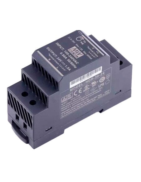 FUENTE DE ALIMENTACION - SALIDA DC 24 V / 1.5 A / 36 W - 1 SALIDA - 54.5 (AN) X 90 (AL) X 35 (FO) MM - MONTAJE EN CARRIL DIN - E