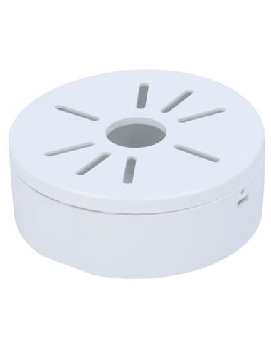 JUNCTION BOX - SUITABLE FOR OUTDOOR USE - WALL OR CEILING INSTALLATION - CABLE PASS - PLASTIC - WHITE COLOUR