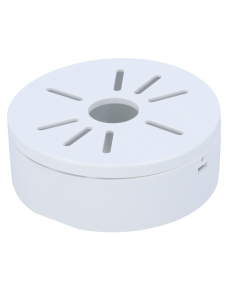 JUNCTION BOX - SUITABLE FOR OUTDOOR USE - WALL OR CEILING INSTALLATION - CABLE PASS - PLASTIC - WHITE COLOUR