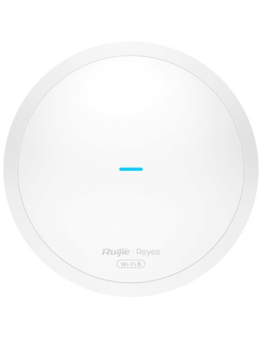 REYEE - AP OMNIDIRECCIONAL WI-FI 6 - FRECUENCIA 2.4 Y 5 GHZ / 80MHZ ANCHO DE CANAL - SOPORTA 802.11A/B/G/N/AC/AX - RENDIMIENTO W