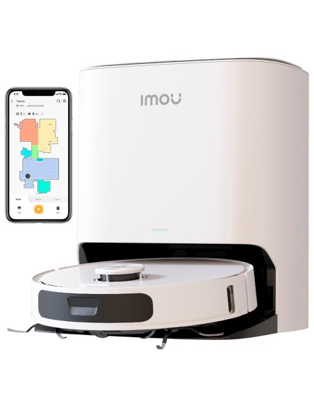 IMOU ROBOT ASPIRADOR RV3 - 8500PA / 6400 MAH - BARRIDO, ASPIRADO Y MOPEADO - AUTOLIMPIADO - ESTACIÓN DE CARGA - GESTIONA DESDE L