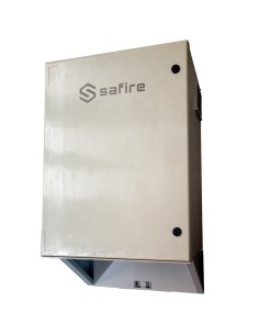 ARMARIO DE POLIÉSTER CARGA RÁPIDA PARA FAROLA - DIFERENCIAL, MAGNETOTÉRMICO Y SPD - DIMENSIONES EXTERIORES 80X60X30CM - SWITCH 8