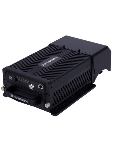 STREAMAX - GRABADOR NVR PARA EMBARCAR EN VEHÍCULO - 4 CH AHD Y 4 CH IP / COMPRESIÓN H.265/H.264 - RESOLUCIÓN MÁXIMA 1080P - COMU
