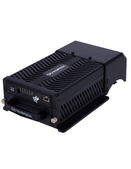 STREAMAX - GRABADOR NVR PARA EMBARCAR EN VEHÍCULO - 4 CH AHD Y 4 CH IP / COMPRESIÓN H.265/H.264 - RESOLUCIÓN MÁXIMA 1080P - COMU