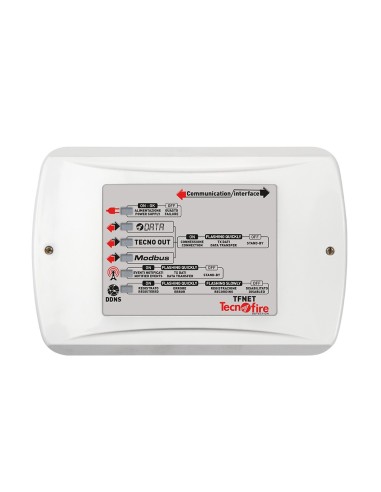  ETHERNET INTERFACE WITH 8 CHANNELS - 6 STATUS LED ON FRONT PANEL - SERIAL CONNECTION RS485 - IP30 - SELF TEST FOR COMMUNICATIO