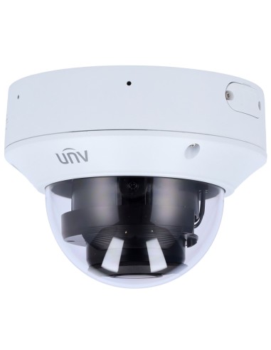 CÁMARA DOMO IP UNIVIEW - GAMA PRO - 8 MP | LENTE 2.8 ~ 12 MM | MICROSD 512 GB - IR 40 M | WDR 140 DB | 60 FPS - WISE-ISP | CONTE