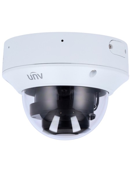 CÁMARA DOMO IP UNIVIEW - GAMA PRO - 8 MP | LENTE 2.8 ~ 12 MM | MICROSD 512 GB - IR 40 M | WDR 140 DB | 60 FPS - WISE-ISP | CONTE