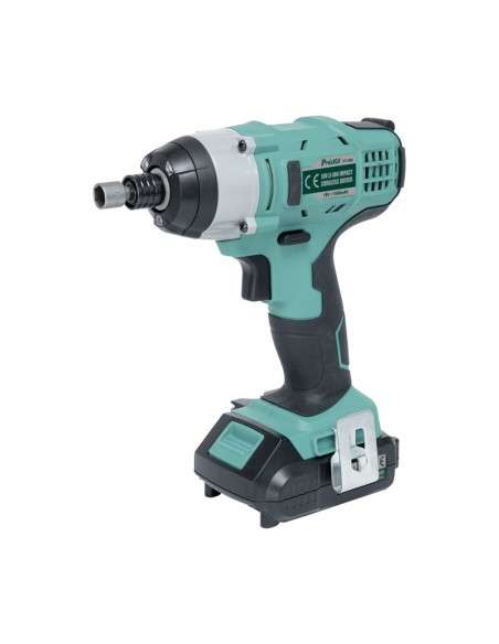 DESTORNILLADOR CON BROCAS HEXAGONALES A BATERIA 18V LITIO DES1802