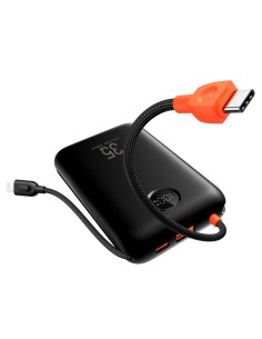 VEGER POWER BANK WITH LCD DISPLAY - CAPACITY 20000MAH - USB-C INPUTS, USB-C CABLE - USB-C AND USB-A OUTPUTS AND INTEGRATED CABL