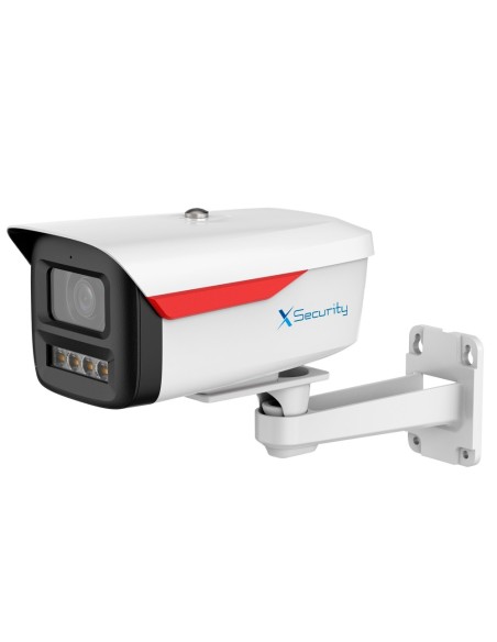 X-SECURITY CÁMARA IP BULLET CON SOPORTE WIZCOLOR - 4 MEGAPÍXEL (2688X1520) | SENSOR 1/1.8&QUOT; F1.0 - LENTE 3.6MM / LED BLANCO