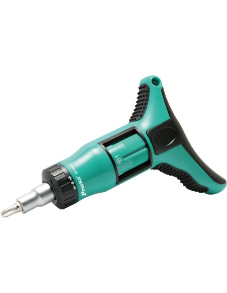 DESTORNILLADOR CON CARRACA 9 PUNTAS Y CAMBIO RAPIDO DE PUNTA DES232