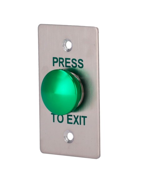 PULSADOR DE LIBERACIÓN DE PUERTA - TIPO SEMIESFERA - TESTADO 500.000 USOS - NO/COM | EMPOTRADO O SUPERFICIE - MEDIDAS 86 (AL) X