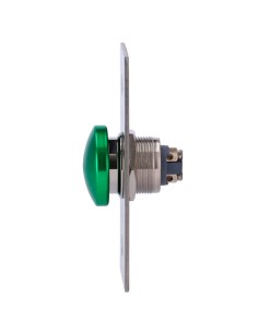 BOUTON POUSSOIR DE LIBÉRATION DE PORTE - TYPE HÉMISPHÈRE - TESTÉ 500.000 UTILISATIONS - NO/COM : ENCASTRÉ OU MONTÉ EN SURFACE - 2