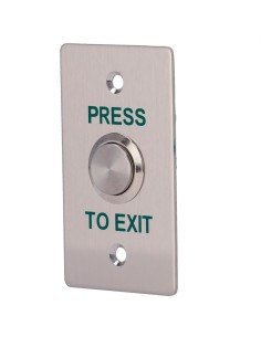 DOOR RELEASE BUTTON - PROFESSIONAL USE - TESTED 500.000 USES - NO/NC/COM | FLUSH OR SURFACE MOUNTED - DIMENSIONS 86 (H) X 50 (W