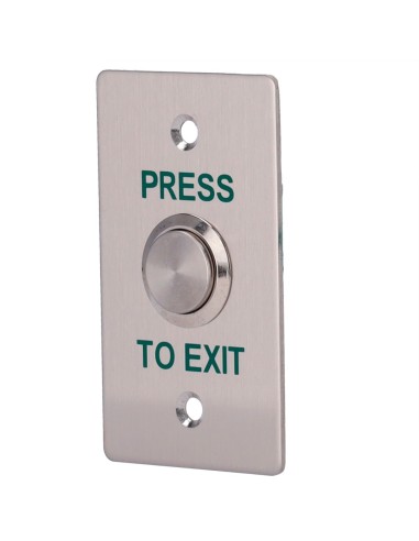 DOOR RELEASE BUTTON - PROFESSIONAL USE - TESTED 500.000 USES - NO/NC/COM | FLUSH OR SURFACE MOUNTED - DIMENSIONS 86 (H) X 50 (W