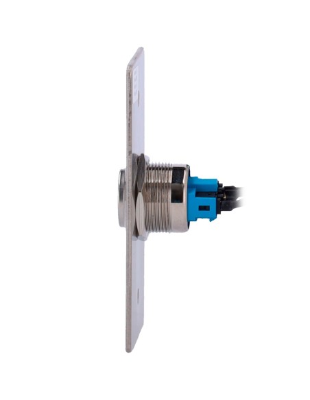 DOOR RELEASE BUTTON - PROFESSIONAL USE - TESTED 500.000 USES - NO/NC/COM | FLUSH OR SURFACE MOUNTED - DIMENSIONS 86 (H) X 50 (W