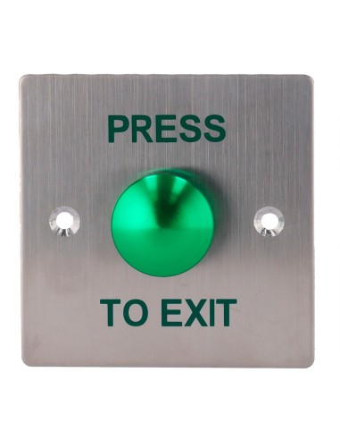 PULSADOR DE LIBERACIÓN DE PUERTA - TIPO SEMIESFERA - TESTADO 500.000 USOS - NO/COM | EMPOTRADO O SUPERFICIE - MEDIDAS 86 (AL) X